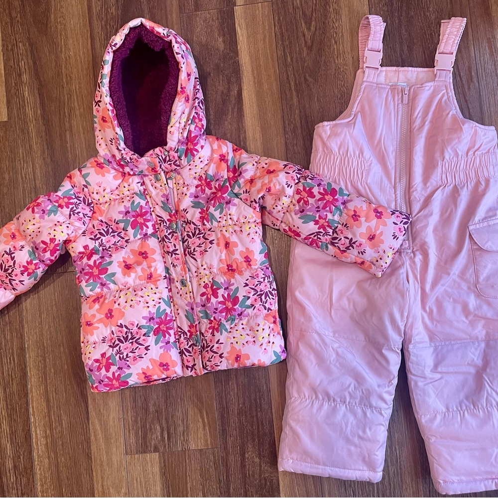 Girls 4T snow suit set
